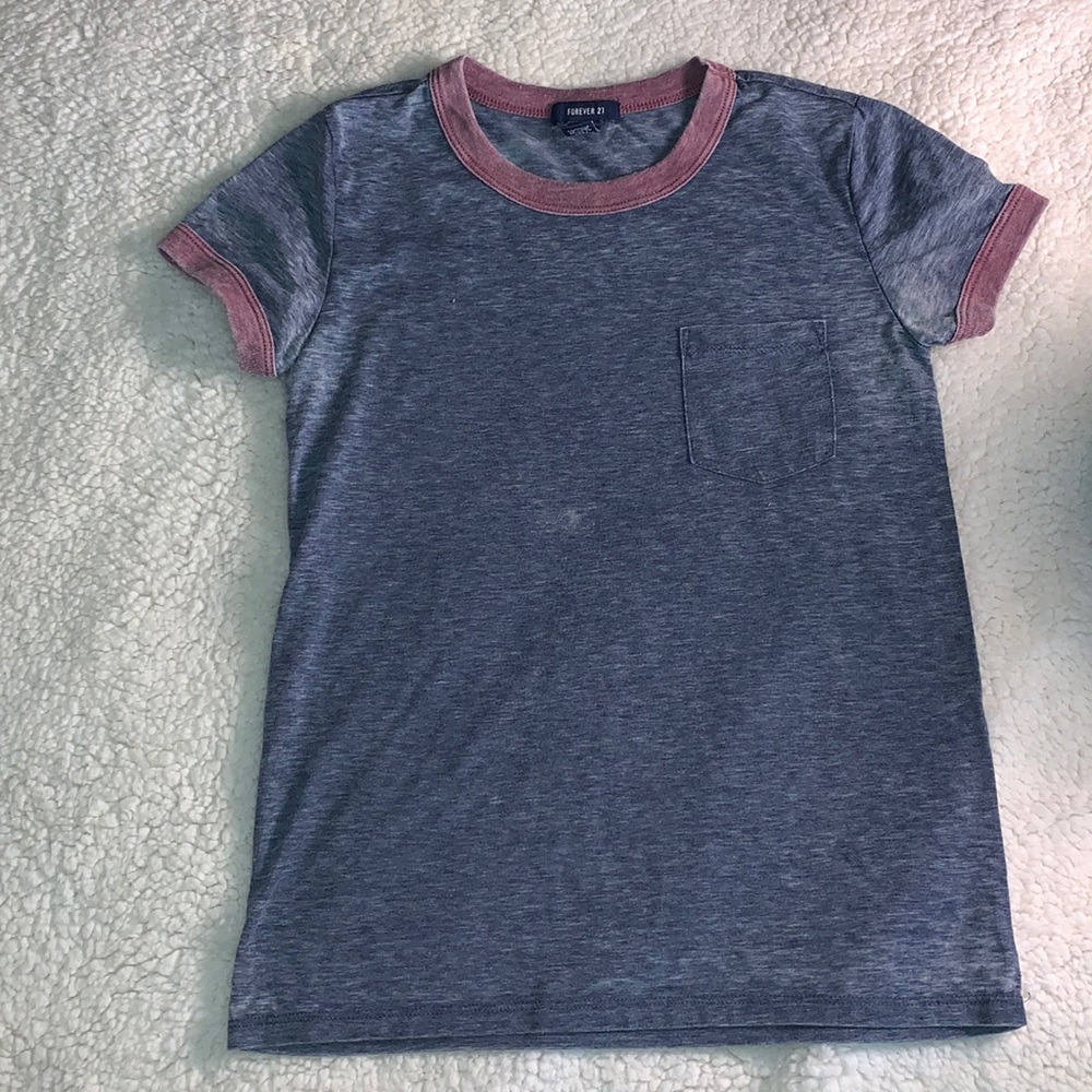 Pink and blue t-shit
